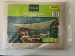 Gardenline Sun Beige Shade Sail Canopy Triangle - 13.6X13.6X13.6FT. Fixed Price $24.89.