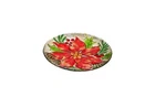Bird Bath Evergreen Flag & Garden Holiday Poinsettia New Box. Fixed Price $89.95.