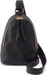 Stylish Fern Leather Sling Bag - Adjustable Crossbody For Everyday Essentials. Fixed Price $246.99.