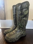 Euc Rocky Mens Muck Boots Tall Camouflage 9M Hunting Camp Outdoors Mud. Fixed Price $45.00.