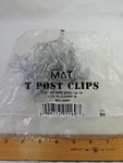 Mat 901169A T-post Fence Clip Fasteners 50PCS New Package 1.331B./LIN Ft. Fixed Price $15.38.