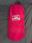 Marlboro Unlimited Gear Sleeping Bag Red Camping Adventure Team 90S Vtg. Fixed Price $19.95.