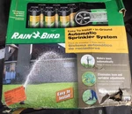 Rain Bird Easy Install In-ground Automatic Sprinkler System, Complete Unit,. Fixed Price $135.00.