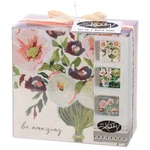 Primitives By Kathy Box Sign Gift Set Of 3 Floral Be Amazing 6 Each. Fixed Price $23.95.