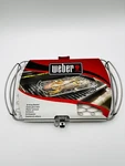Weber Large Stainless Steel Fish Vegetable Basket For Grill 16" X 10 New #6471. Fixed Price $44.87.