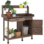Potting Station Outdoor With Sink, Faucet & Storage For Plants. Fixed Price $231.45.