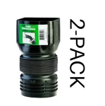 2-PACK Amerimax ADP53102 Flex-drain 3X4X4 Flexible Downspout Adapter Black. Fixed Price $28.11.