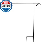 Wrought Iron Black Garden Flag Stand 40H Briarwood Lane A00003. Fixed Price $38.97.