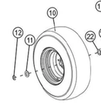 Spyker 1008846 Rear Wheel Pack Tire Fits S100-12010 Spreader. Fixed Price $345.00.