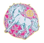 Simply Southern Unicorn Round Beach Towel Picnic Blanket New Pink Pool Throw. Fixed Price $24.99.