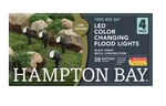Hampton Bay Low Voltage Black Hardwired Led Landscape Flood Lights 4 - Pack. Fixed Price $91.99.