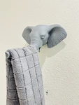 Elephant Trunk Hand Towel Holder Wall Mount - Animal Bathroom Hook Safari Decor. Fixed Price $39.99.