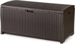 Outdoor Storage Box 73 Gallon Mocha Brown Deck For Patio, Weather-resistan. Fixed Price $215.99.