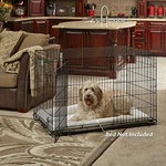 Midwest Homes For Pets 1542DDU Dog Icrate Single Door & Double. Fixed Price $72.00.