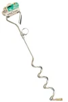 Tie Down Stake Steel Spiral Size: 18 Inches Long For Dogs Up To 60 Lbs. Fixed Price $12.68.