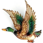 Metal 3D Duck Gardman 8457 13.75" X 14" Sign Decor New. Fixed Price $8.79.