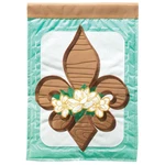 Flag Fleur-de-lis Magnolia 13X18. Fixed Price $29.38.