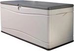 60012 Extra Large Deck Box, 130 Gallon, Desert Sand/brown. Fixed Price $187.84.