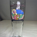 Saint Tall Pilsner Glass Houston Texas Brewery Brewing Arnolds Draft Beer. Fixed Price $25.00.
