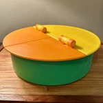 Vintage 1990S Knut And Marianne Hagberg Design For Ikea Glis Storage Container. Fixed Price $35.00.
