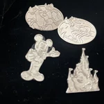 Disney Lot 4 Hidden Mickey #11 And #20 Goofy #15 Tinker Bell #19 Silver. Fixed Price $20.25.