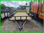 2026 Down Earth Trailers 82X16 Wood Deck Tandem Utlity Landscape. Fixed Price $3895.00.