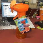 Discovery Kids Misting Fan Battery Operated - Orange Beach Camp Walking 9 X3. Fixed Price $8.00.