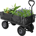 Heavy Duty Steel Garden Cart Folding Utility Wagon With Removable Liner, 50. Fixed Price $252.41.