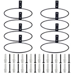 8 Pack Inch Flower Pot Holder Ring Wall Mounted, Steel Plant Hanger, O.... Fixed Price $40.12.