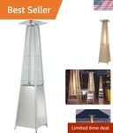 HLDSO1-GTSS 91-INCH Tall Quartz Glass Tube Heater Silver. Fixed Price $771.62.