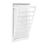 Honey-can-do Wall Mounted Clothes Drying Rack W/ Hidden Storage & Rod. Fixed Price $104.76.