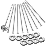 Sets Patio Rug Stakes 6 Inches Outdoor Stainless Steel Rv Mat 10. Fixed Price $22.77.