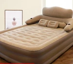 Queen Size Air Mattress W/exter Direct Pump Inflatable Bed Home Camping Portable. Fixed Price $99.99.