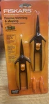 Fiskars Precise Trimming Non-stick Softgrip Micro-tip Pruning Snip #600. Fixed Price $35.00.