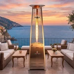 Lava Italia The 2G 92" Patio Heater - Stainless Steel Natural Gas. Fixed Price $2299.00.