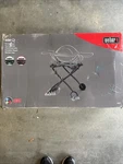 Weber 6557 Q Portable Cart For Grilling - Black New Open Box. Fixed Price $119.99.