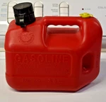 Vintage Blitz Gas Can Gal 4 Oz Pre Ban Rear Vented Pull 'n Pour Poly 11805. Fixed Price $20.95.