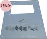 Wide Mouth Pool Skimmer Repair Kit Stainless Steel Rust Panel. Fixed Price $292.56.