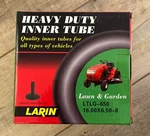 Heavy Duty Inner Tube LTLG-650 Larin Lawn & Garden 16X6.5-8. Fixed Price $17.99.
