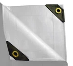 10X16 Ft. Heavy Duty All Weather Uv Protection Canopy Tarp - White. Fixed Price $39.99.