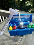 2IN1 Combo Hth Care 6-WAY Test Kit + Floating Thermometer For Pools. Fixed Price $15.00.