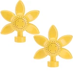 Lawn Sprinkler, 4.3 Inch Yellow Flower Design, 2-PACK, Metal Spot Sprinklers For. Fixed Price $9.99.