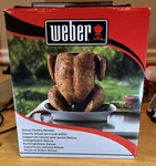 Weber 6731 Upright Poultry Infusion Roaster New. Fixed Price $18.99.