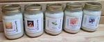 16OZ Jar Candle, Max Scented 100% Soy Wax Over Scents. Fixed Price $22.00.
