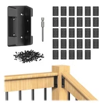 Litbm 30PCS Aluminum Deck Railing Brackets Connector For 2X4 Black. Fixed Price $51.60.