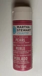 Martha Stewart Multi-surface Acrylic Craft Paint Pearl 2 Oz Fruit Punch. Fixed Price $9.95.