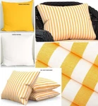 Sunbrella Outdoor Pillows With Zippers, Sail Away Sunflower. Fixed Price $66.99.