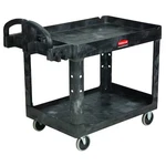 Rubbermaid Commercial FG452088BLA Plastic Utility Cart With Deep Lipped. Fixed Price $198.00.