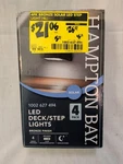 Hampton Bay Solar Bronze Finish Integrated Led Downcast Deck Light - Pack Of 4. Fixed Price $14.00.