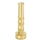 Sun Joe SJI-4BHN Solid Brass Heavy Duty Twist Hose Nozzle, 4". Fixed Price $10.64.